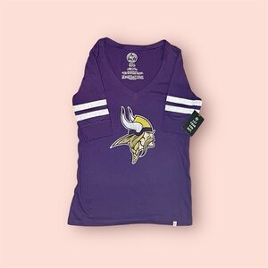 New With Tags Purple MN Vikings Shirt, Size Small
